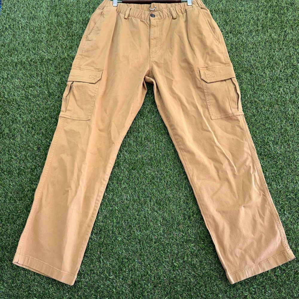 Bearbottom Mens Size XL Brown Elastic Waist Hiking Camping Outdoors